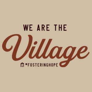 We are the Village - Midweight Hooded Sweatshirt Design