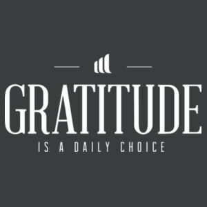 Gratitude (white graphic) Design