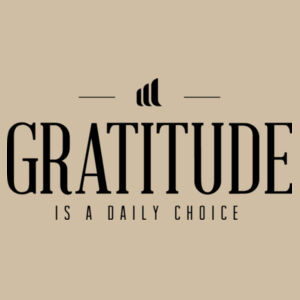 Gratitude (black graphic) Design