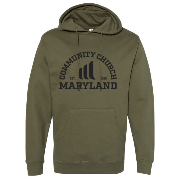 University Style Hoodie (Black Graphic) Thumbnail