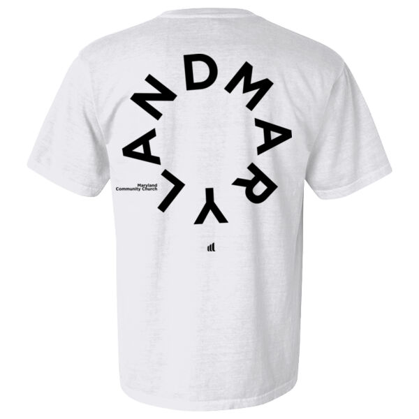 Maryland 360 - Black Graphic - Garment-Dyed Heavyweight T-Shirt Thumbnail