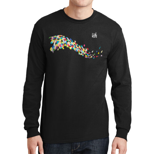 ADULT MCC Kids Colorblock Design - DryBlend ® 50 Cotton/50 Poly Long Sleeve T Shirt - DryBlend ® 50 Cotton/50 Poly Long Sleeve T Shirt Thumbnail