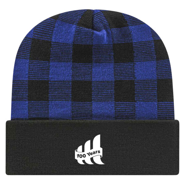 MCC 100 Year Buffalo Plaid Beanie Thumbnail