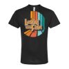 Unisex Poly-Rich V-Neck T-Shirt Thumbnail