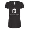 Women's Poly-Rich V-Neck T-Shirt Thumbnail