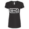 Women's Poly-Rich V-Neck T-Shirt Thumbnail