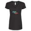 Women's Poly-Rich V-Neck T-Shirt Thumbnail